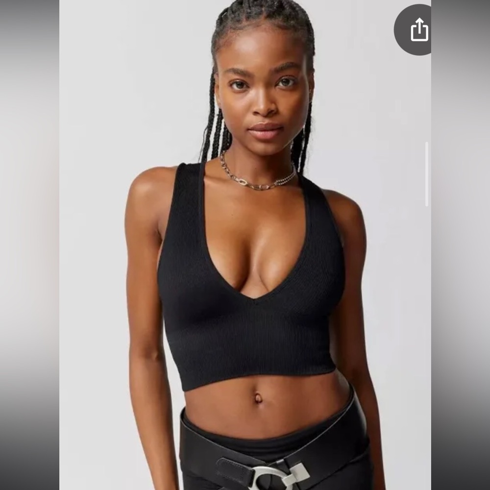 Urban Outfitters Out From Under Hailey seamless plunging bra top